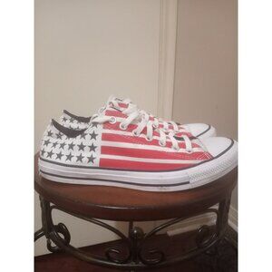 CONVERSE CHUCK TAYLOR All Star Sneaker Sz Mens 10 Women 12 Stars Stripes 167838